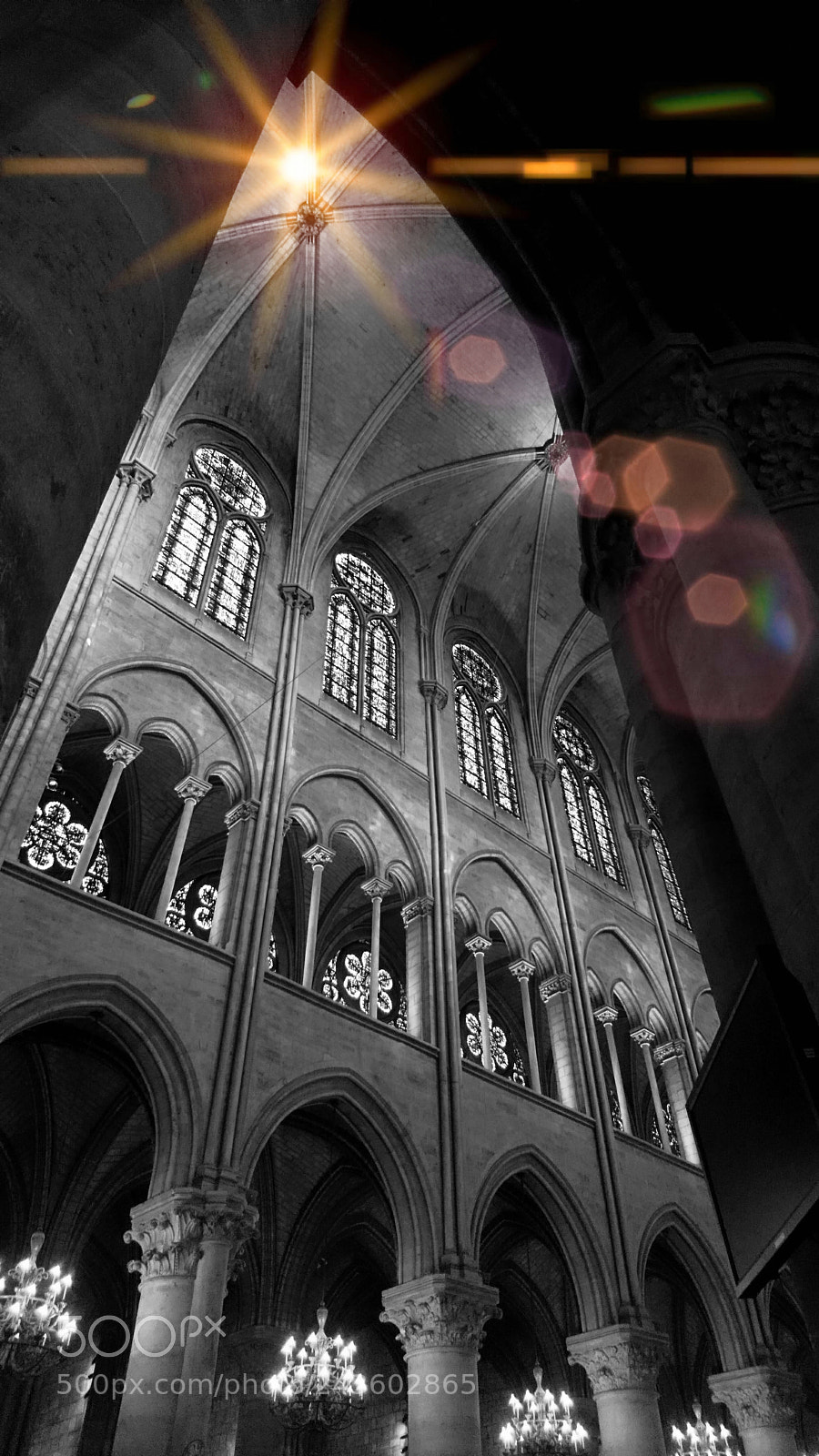 Sony Xperia X sample photo. Notre dame inside photography