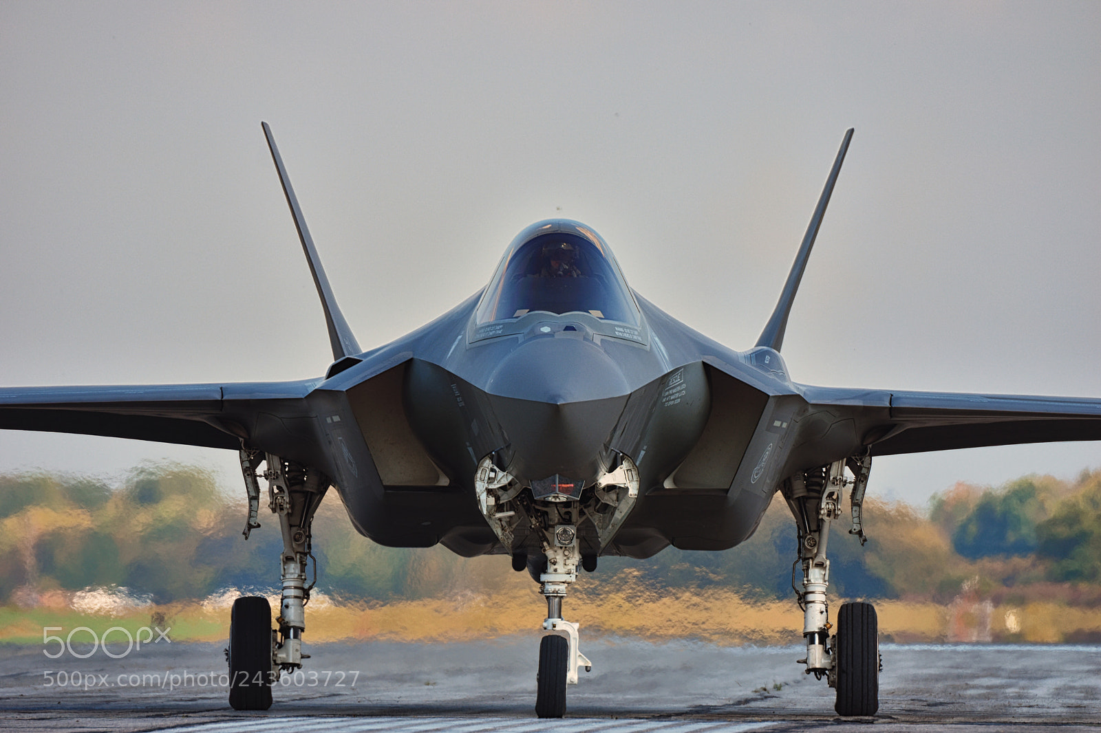 Nikon D5500 sample photo. F-35 staredown photography
