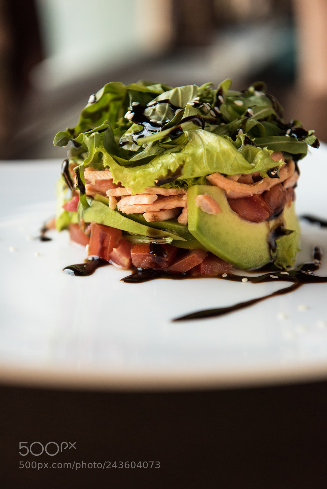 Nikon D810 sample photo. Salad from avocado lettuce photography
