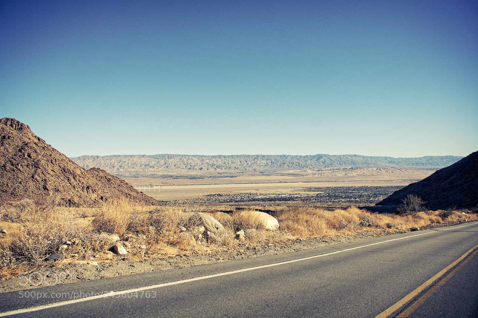 Nikon D7100 sample photo. Desert road photography
