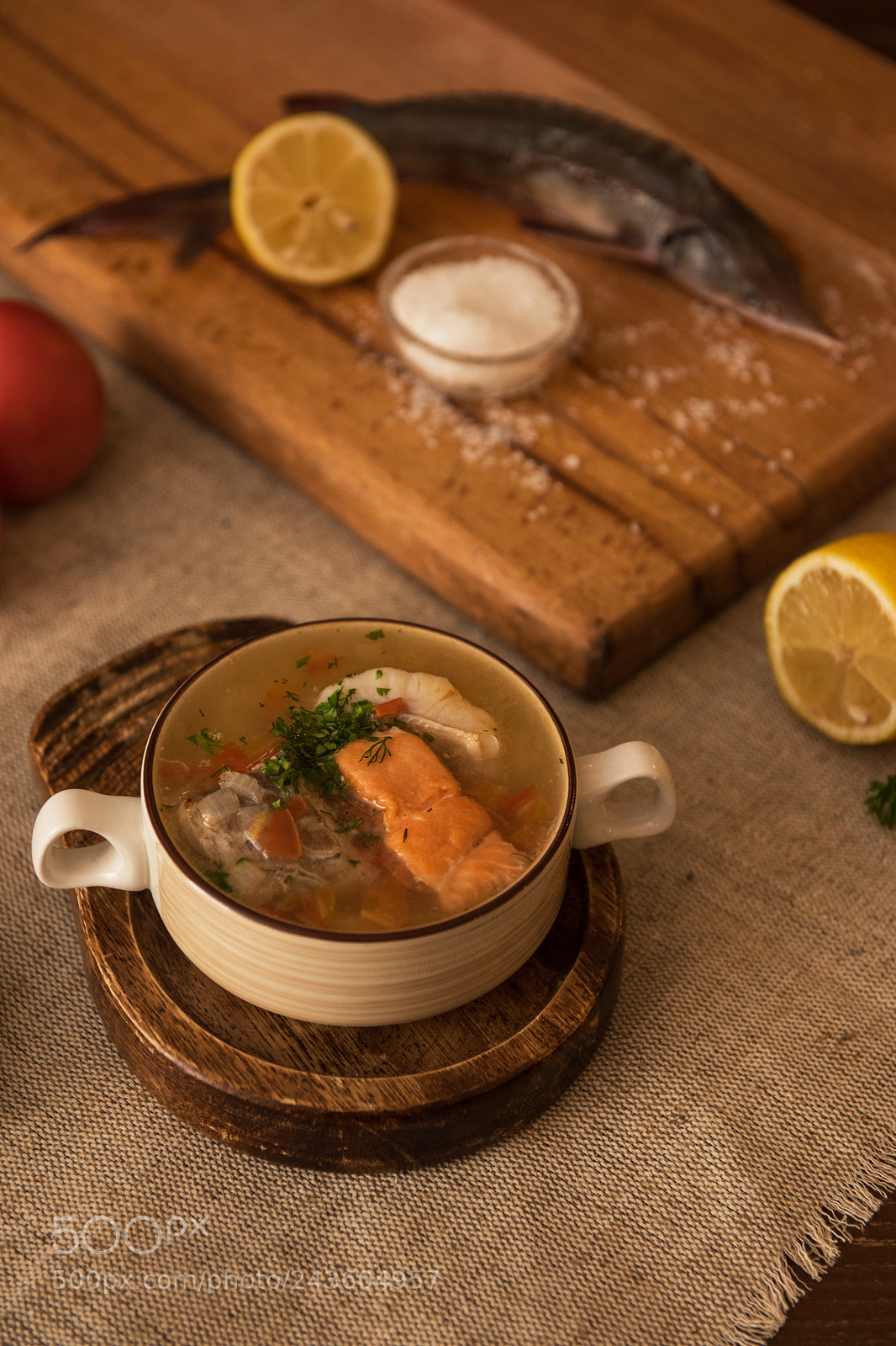 Nikon D810 sample photo. Fish soup composition photography