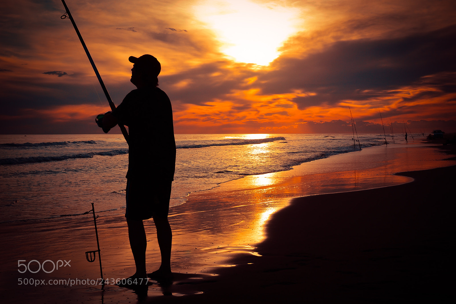 Nikon D3100 sample photo. Sunset fishing photography