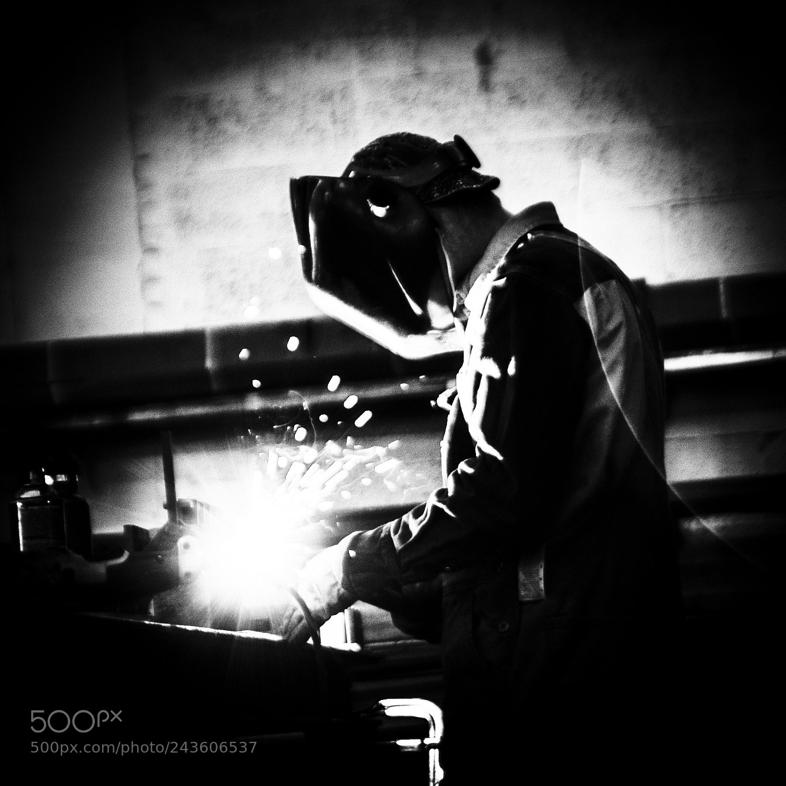 Sony a7S sample photo. Metal works photography