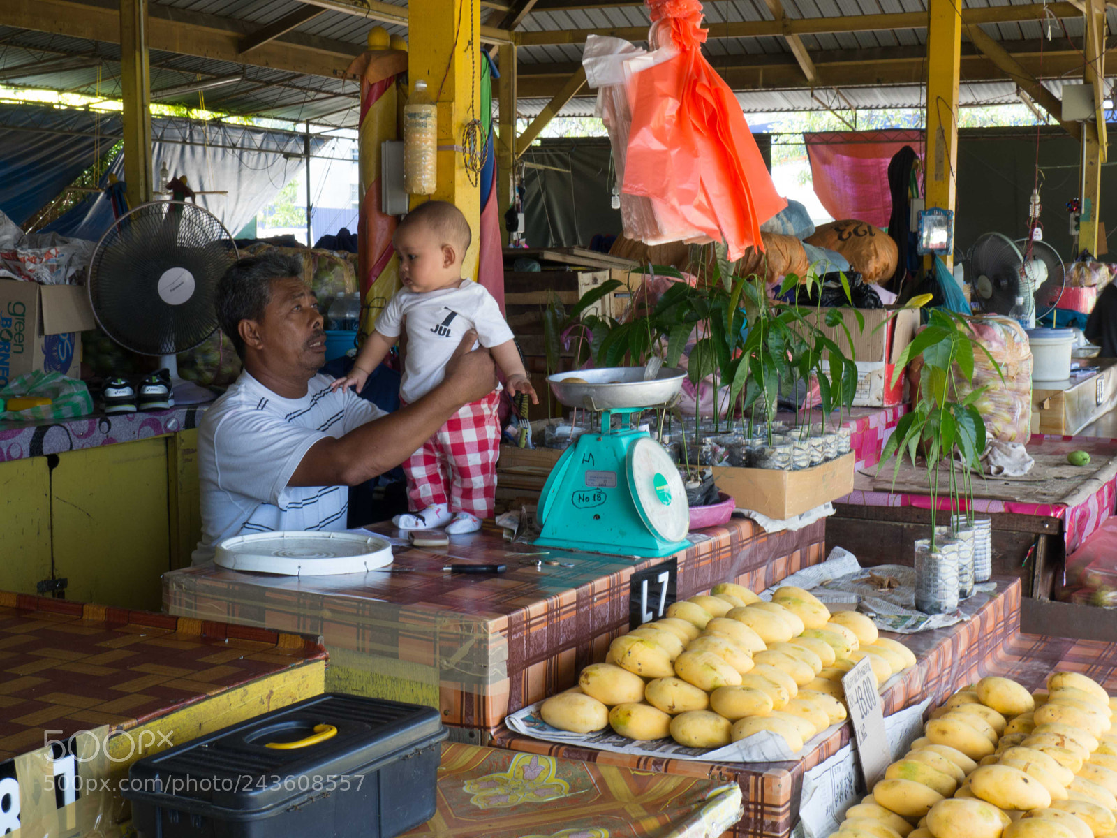 Olympus OM-D E-M10 sample photo. Urban scene in kotakinabalu photography