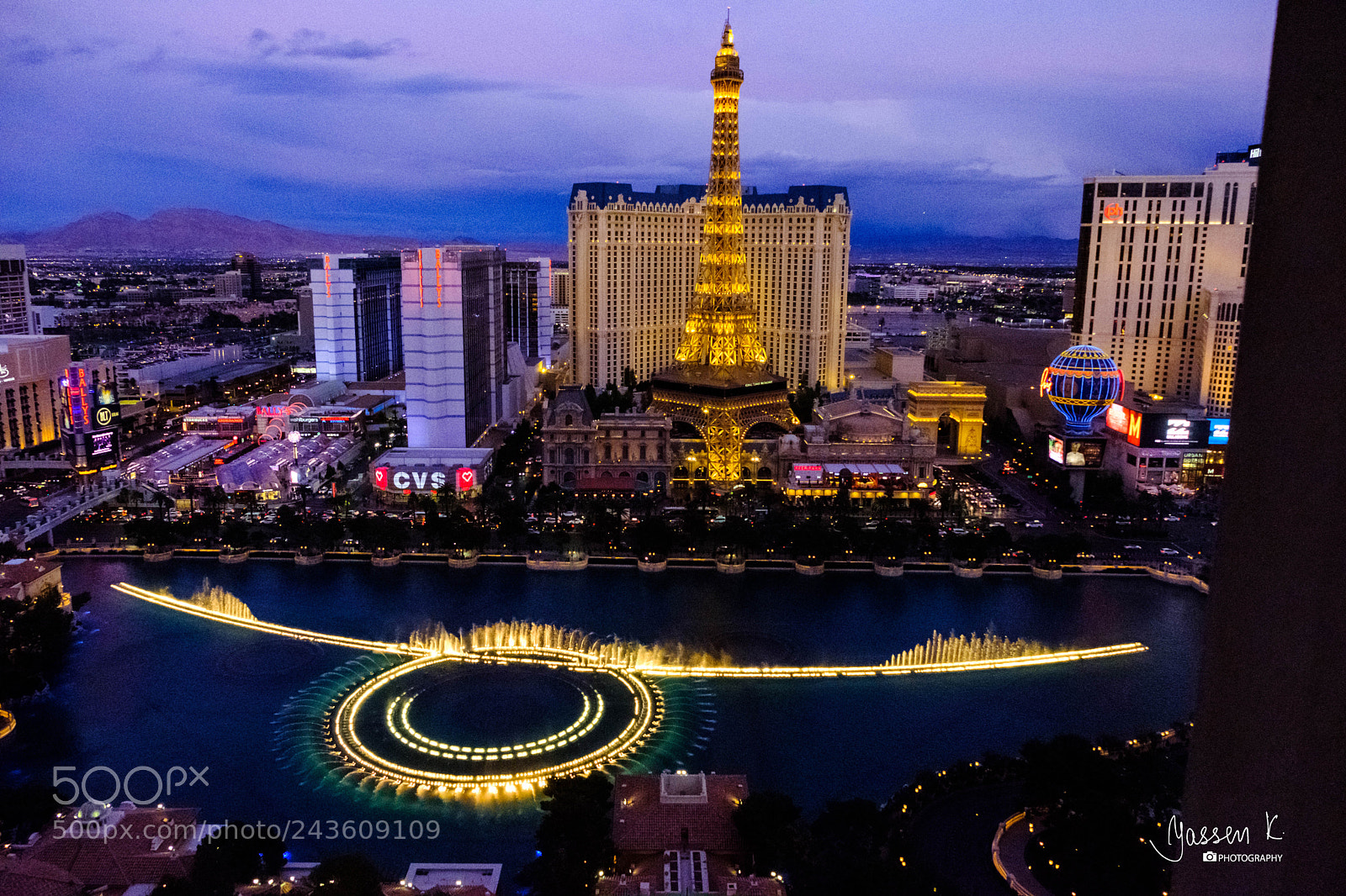 Fujifilm X-T2 sample photo. Bellagio fountains photography