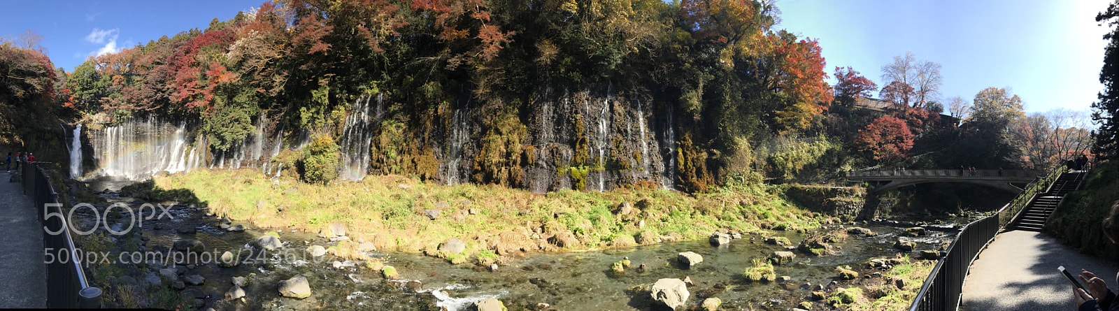 Apple iPhone 7 sample photo. Japan shiraito falls mount photography