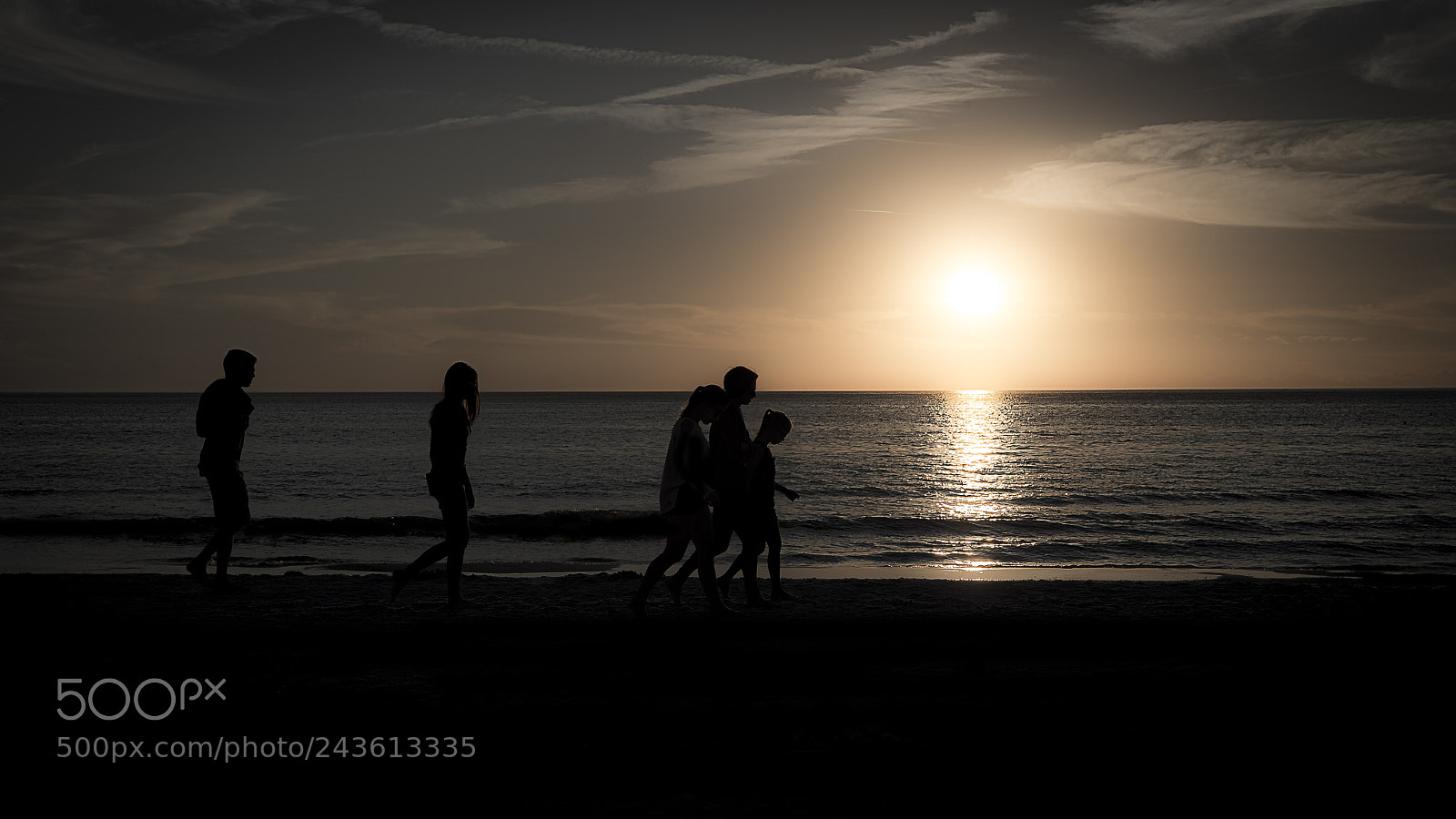 Nikon Df sample photo. Walking in the sunset photography