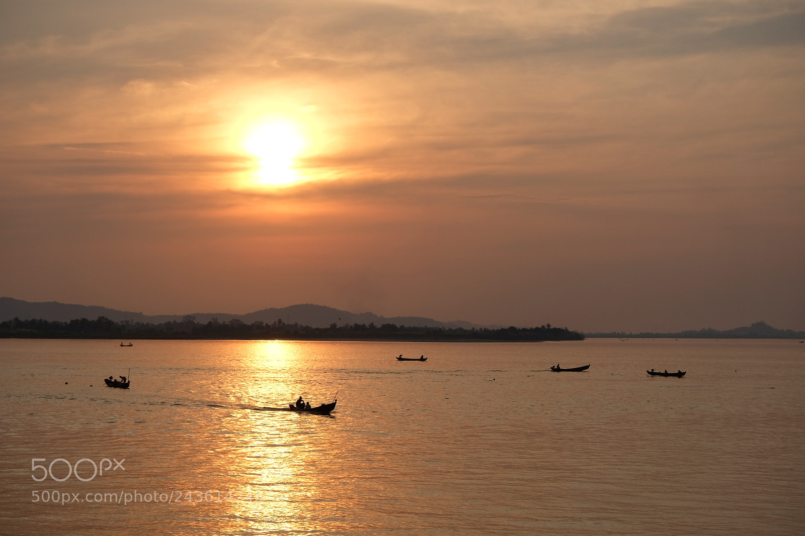 Fujifilm X-T2 sample photo. Sunset of myanmar photography