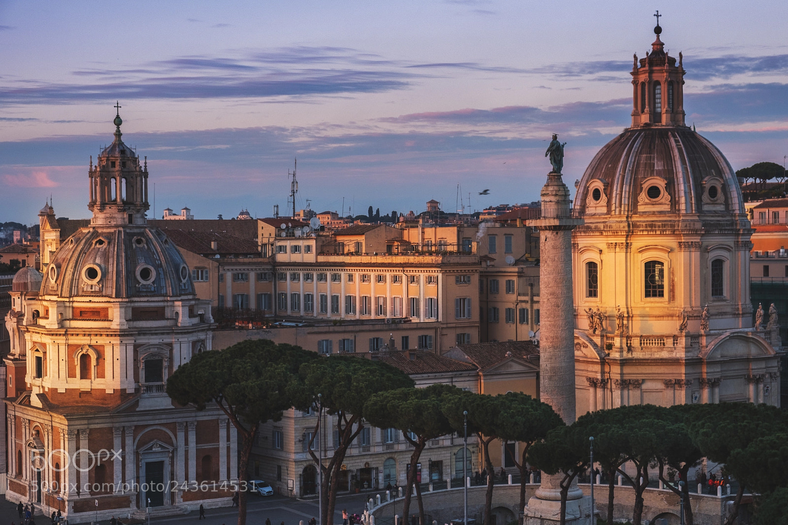 Fujifilm X-T20 sample photo. Central rome at sunset photography