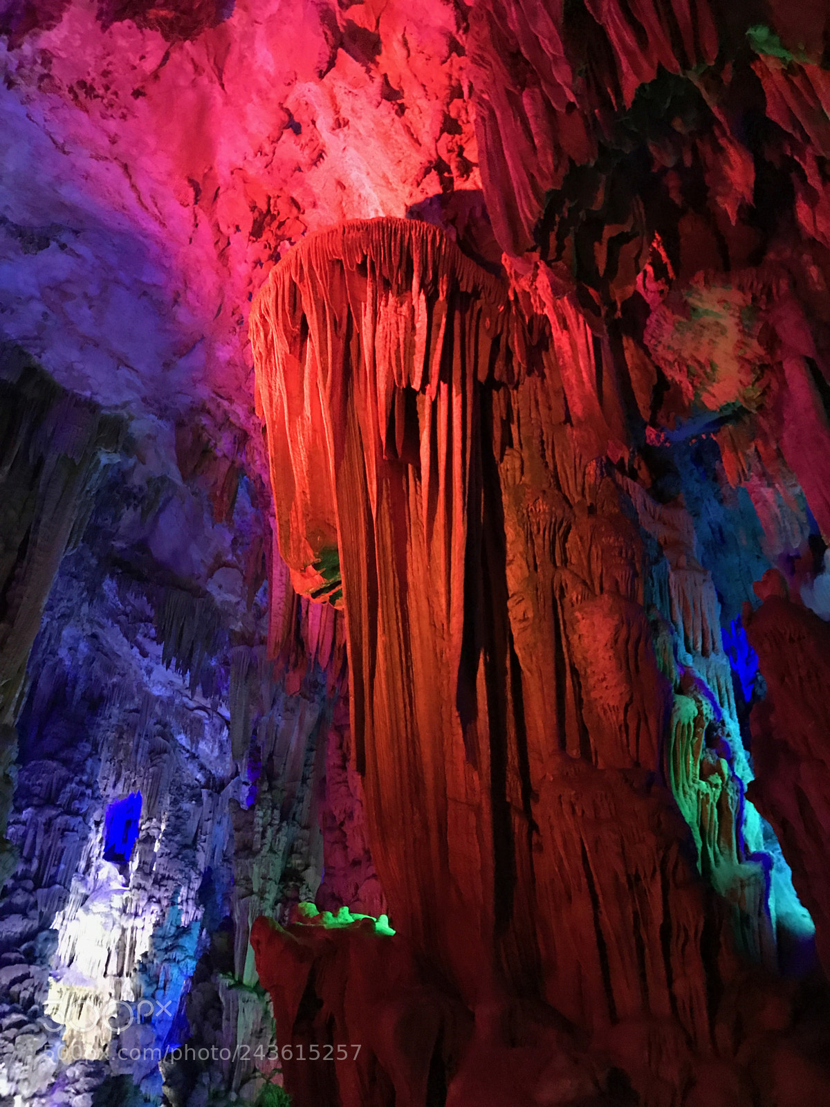 Apple iPhone 7 sample photo. Reed flute cave photography
