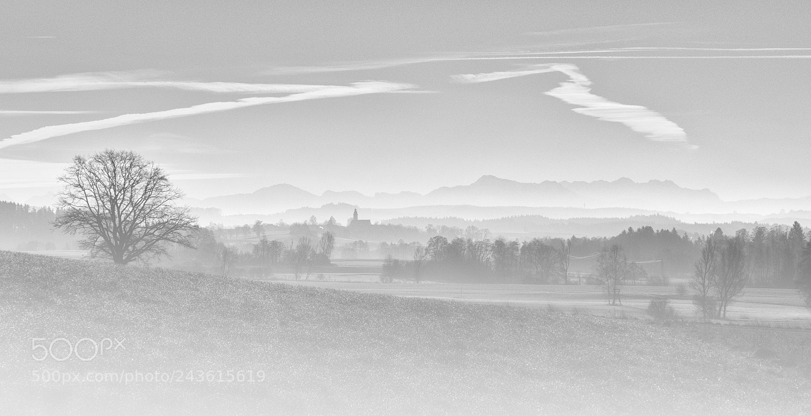 Panasonic Lumix DMC-FZ1000 sample photo. Bavarian morning bw photography