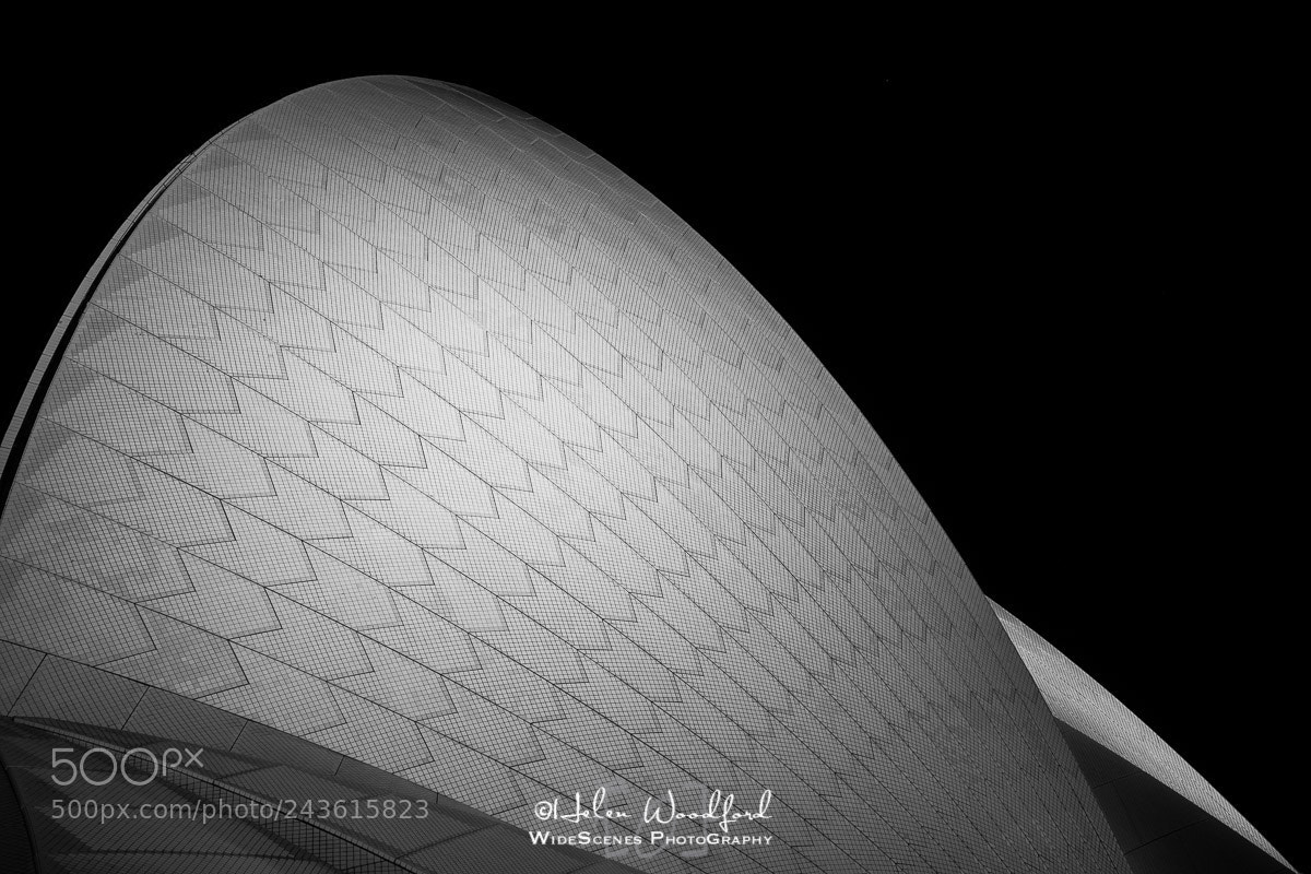 Sony a7 II sample photo. Sydney opera house abstract photography
