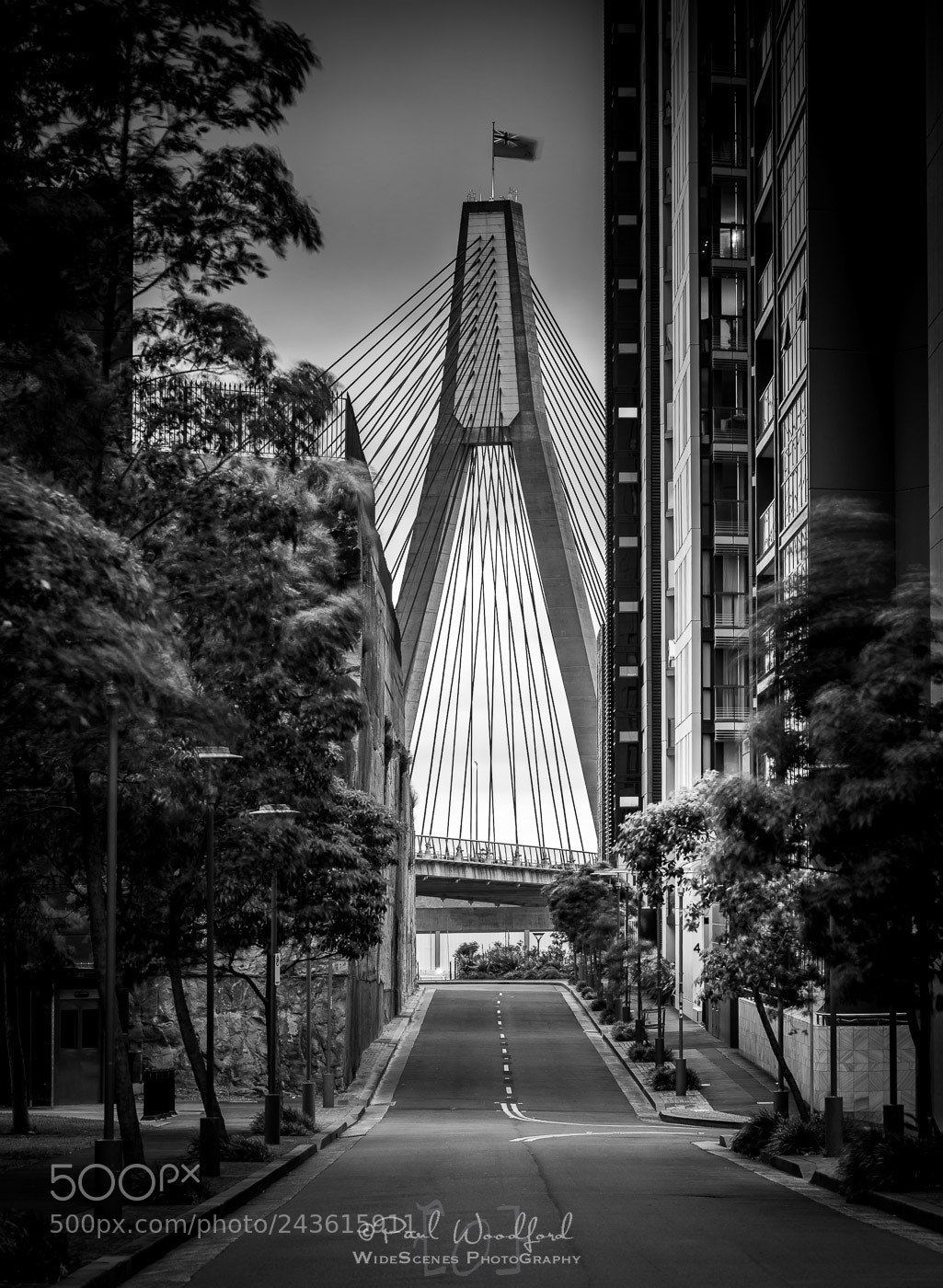 Sony a7R sample photo. Anzac bridge photography