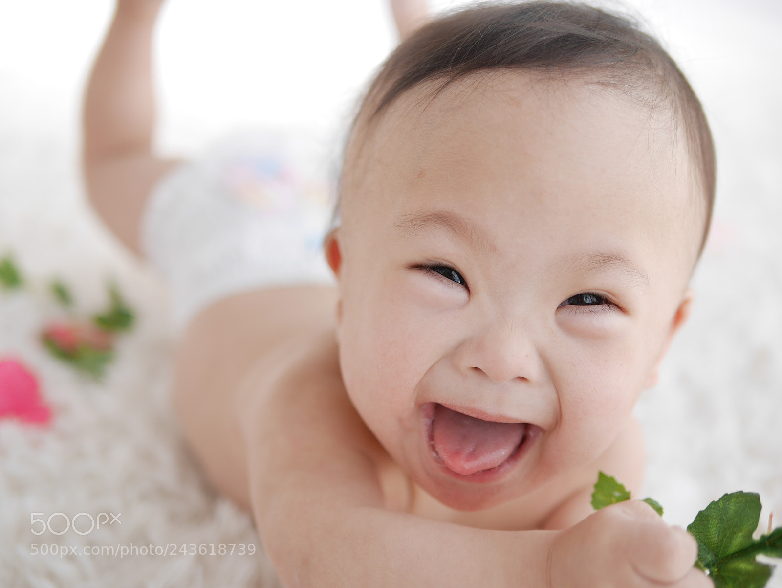 Panasonic Lumix DMC-GX7 sample photo. A lying baby♪ photography