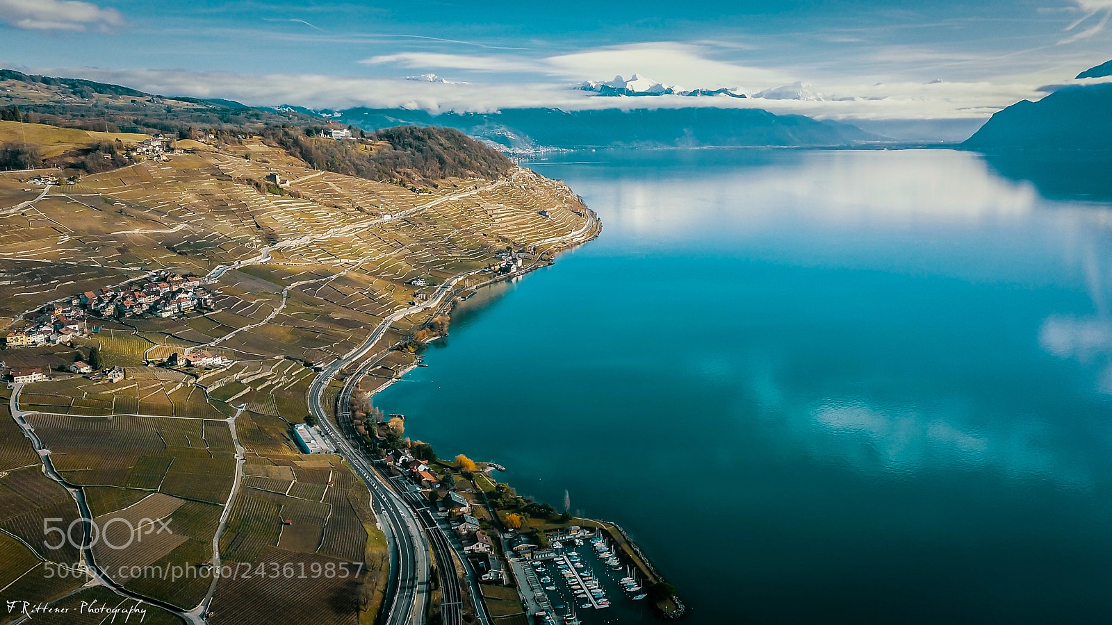 DJI FC220 sample photo. Vue sur le lavaux photography