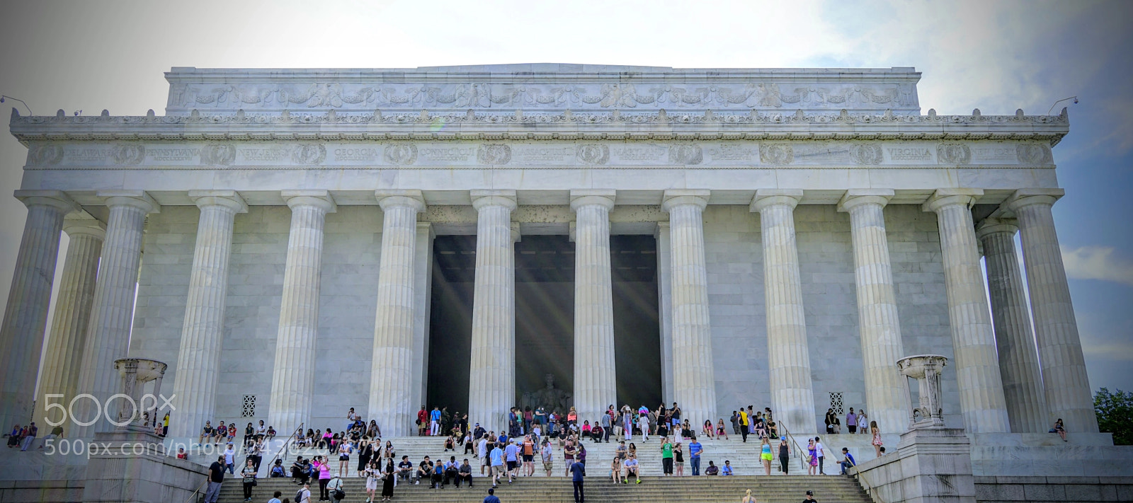 Sony a6300 sample photo. Lincoln memorial photography
