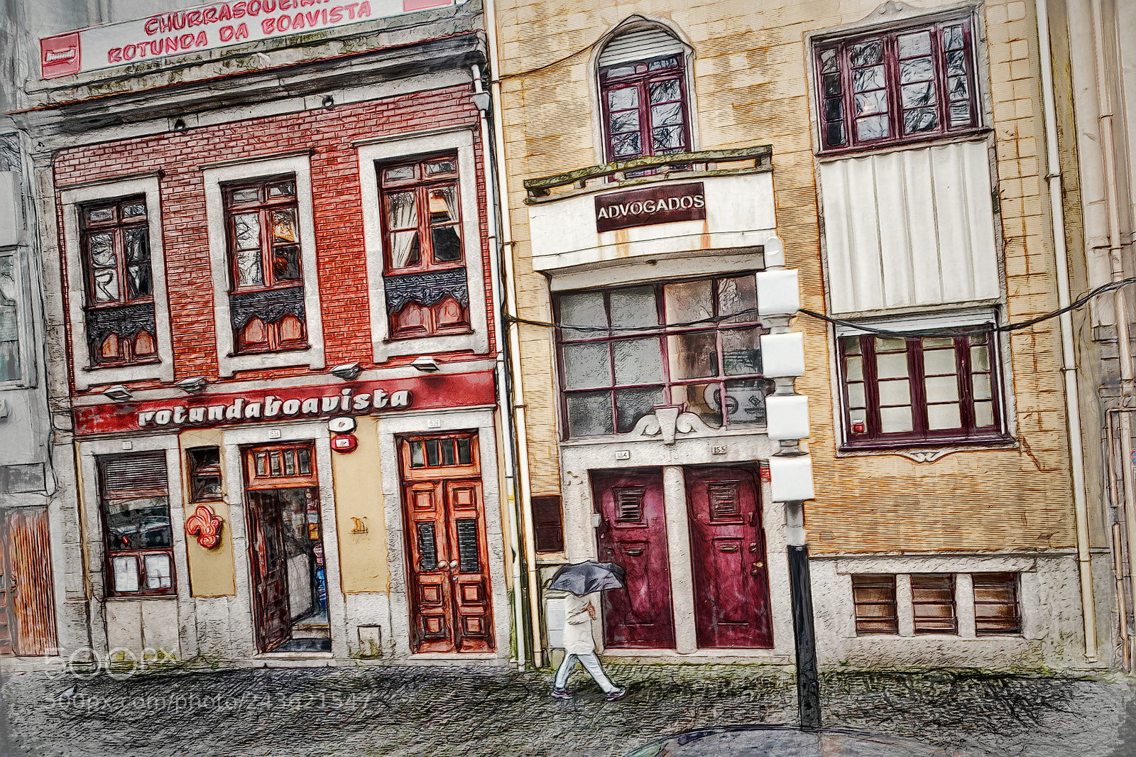 Sony SLT-A77 sample photo. Just a wet passerby photography