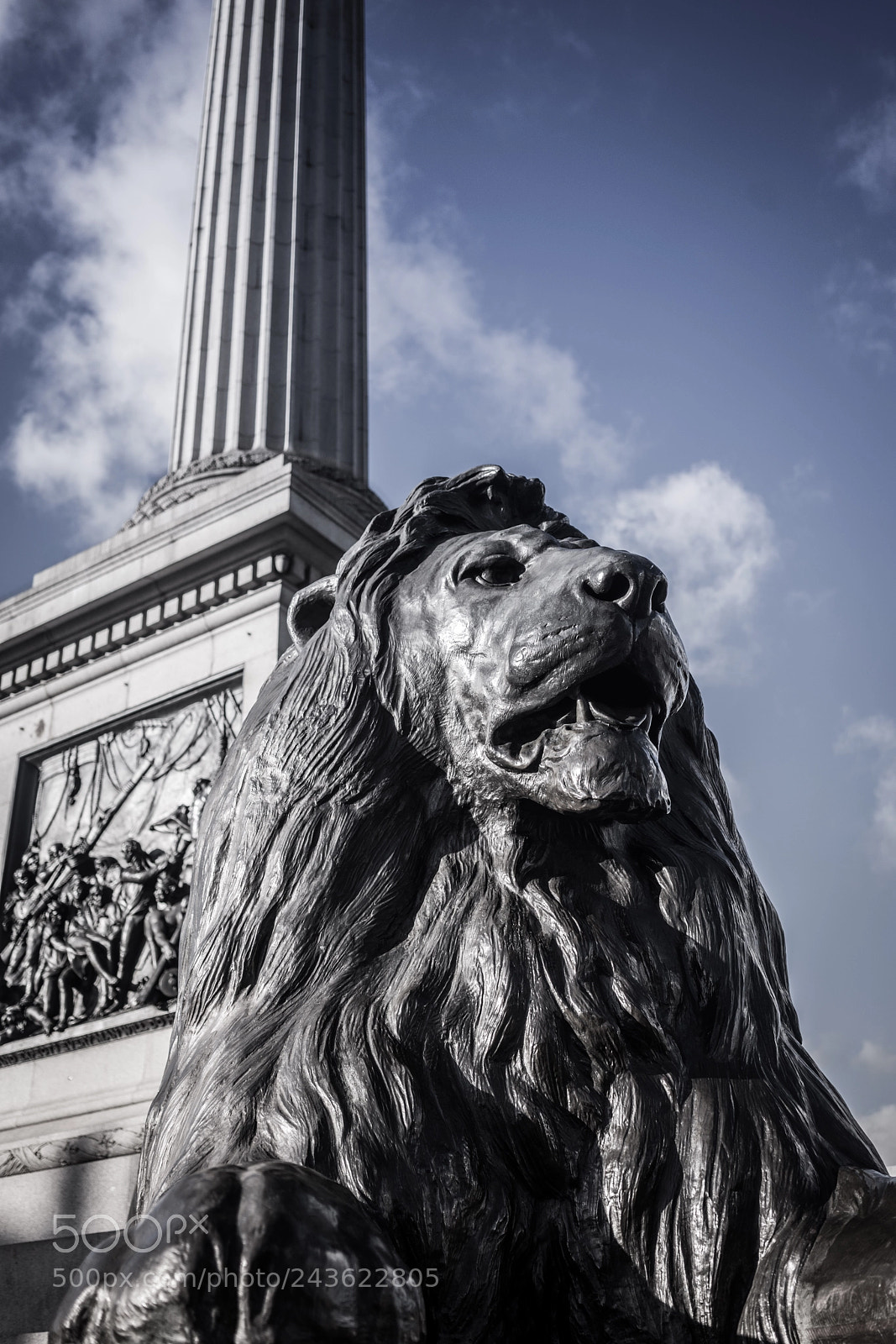 Sony a7R II sample photo. The lion at trafalgar photography