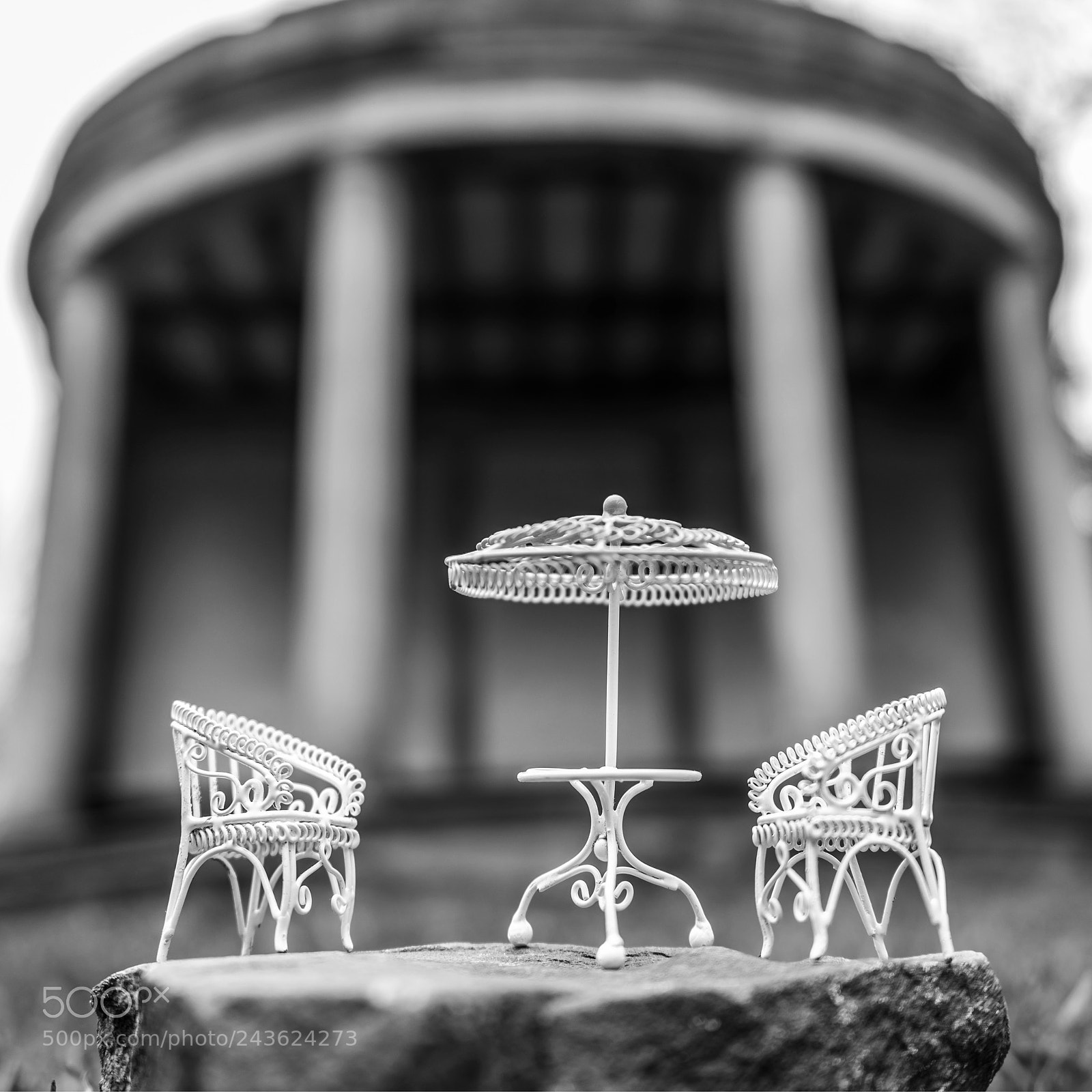 Sony a7 sample photo. Miniature outdoor set photography