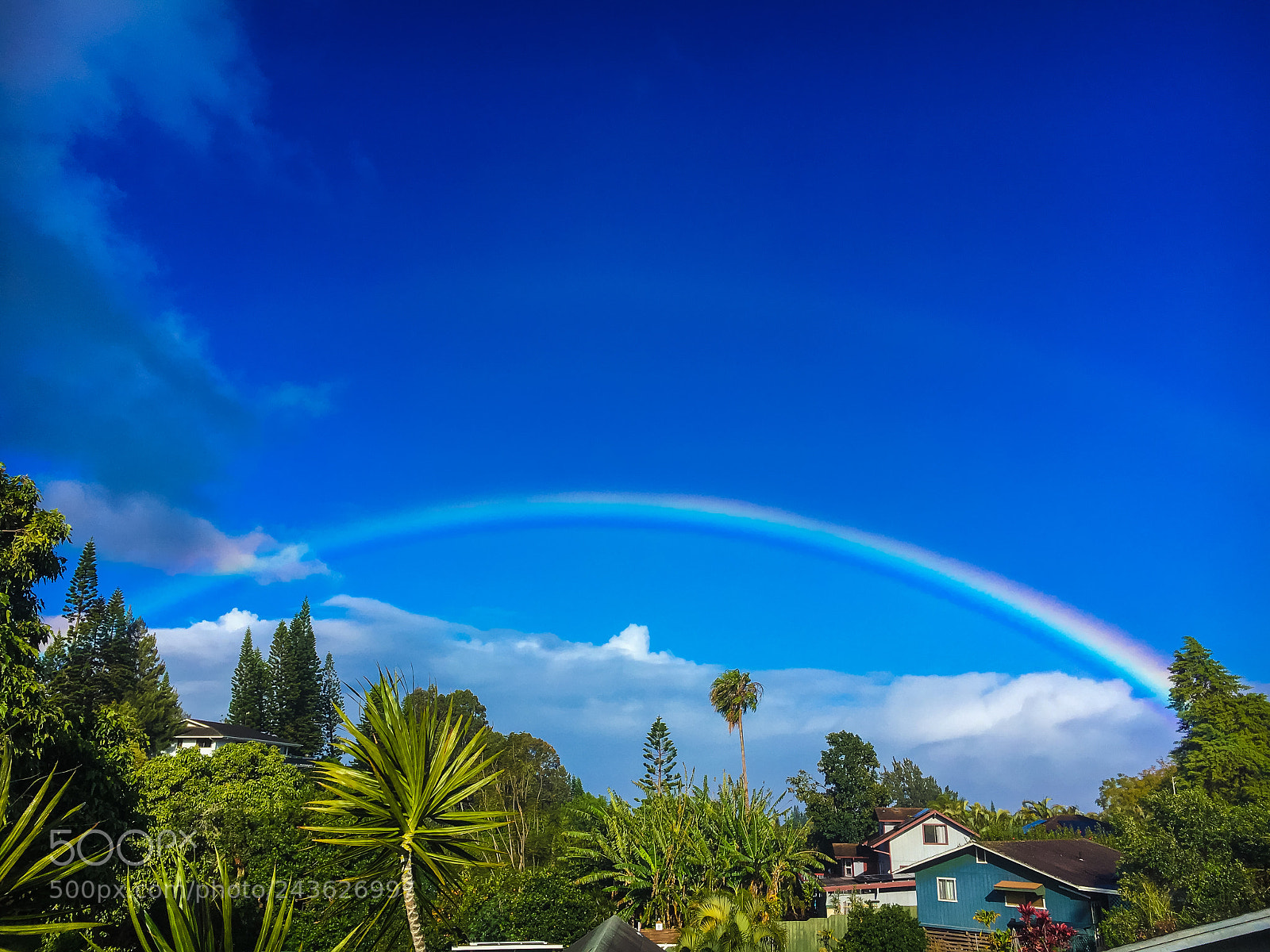 Apple iPhone 6s sample photo. Makawao rainbow photography