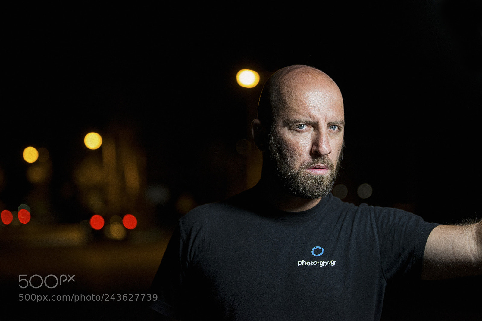 Nikon D610 sample photo. Dark portrait with icelight photography