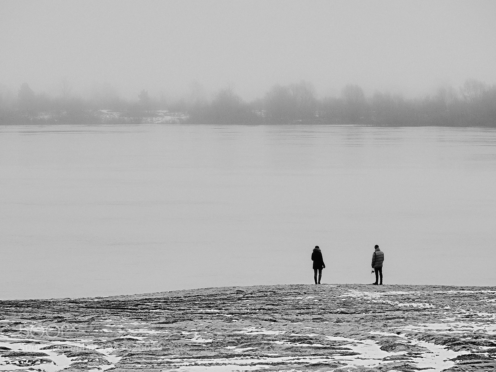 Olympus OM-D E-M1 sample photo. Two on the river ... photography