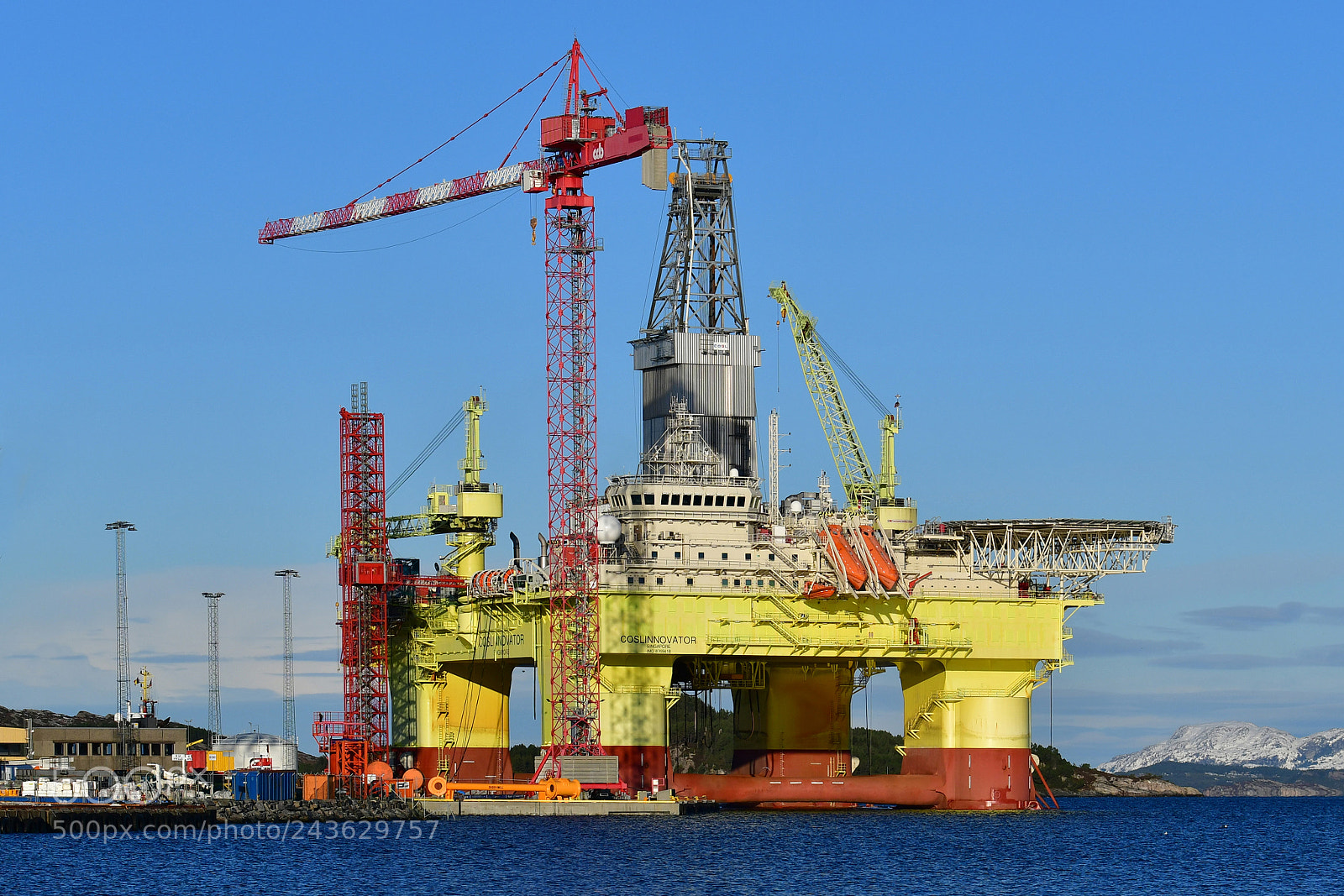 Nikon D500 sample photo. Oilrig photography