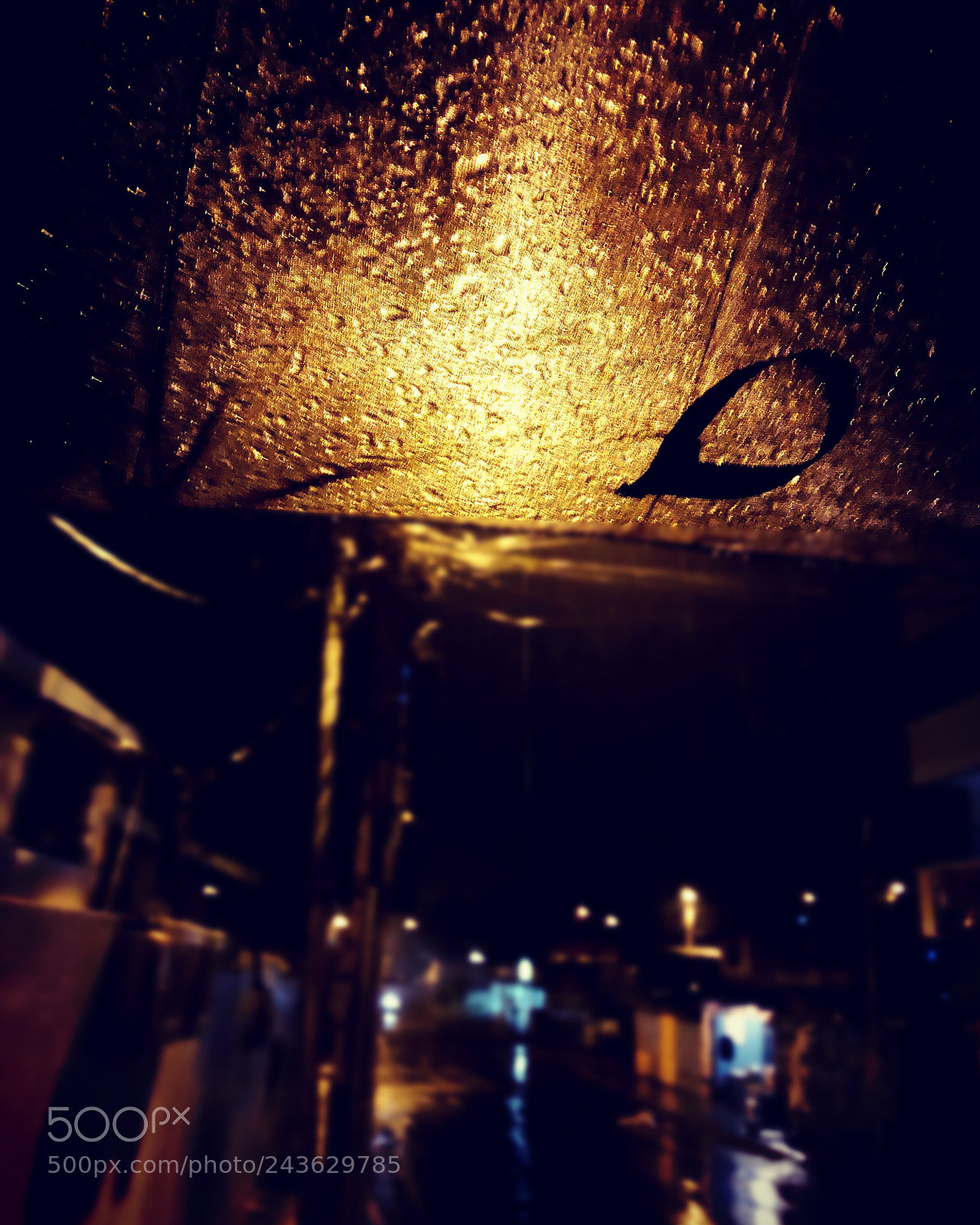 Apple iPhone 8 Plus sample photo. Night rain photography