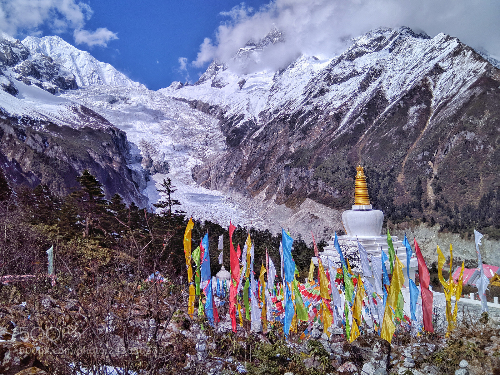 Xiaomi MI MAX sample photo. Glacier shrine photography