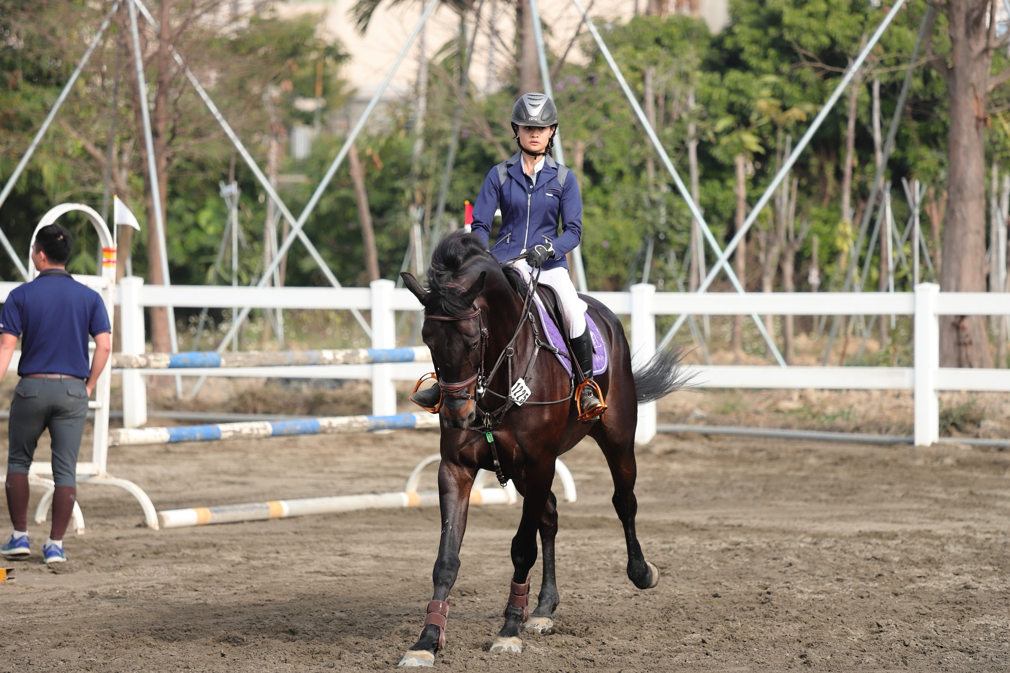 Canon EF 70-200mm F4L IS USM sample photo. Img_1046m 2018/01/20 臺中市潭子區 汗王馬術俱樂部 在 107年第四十屆中正盃馬術錦標賽（障礙超越） photography
