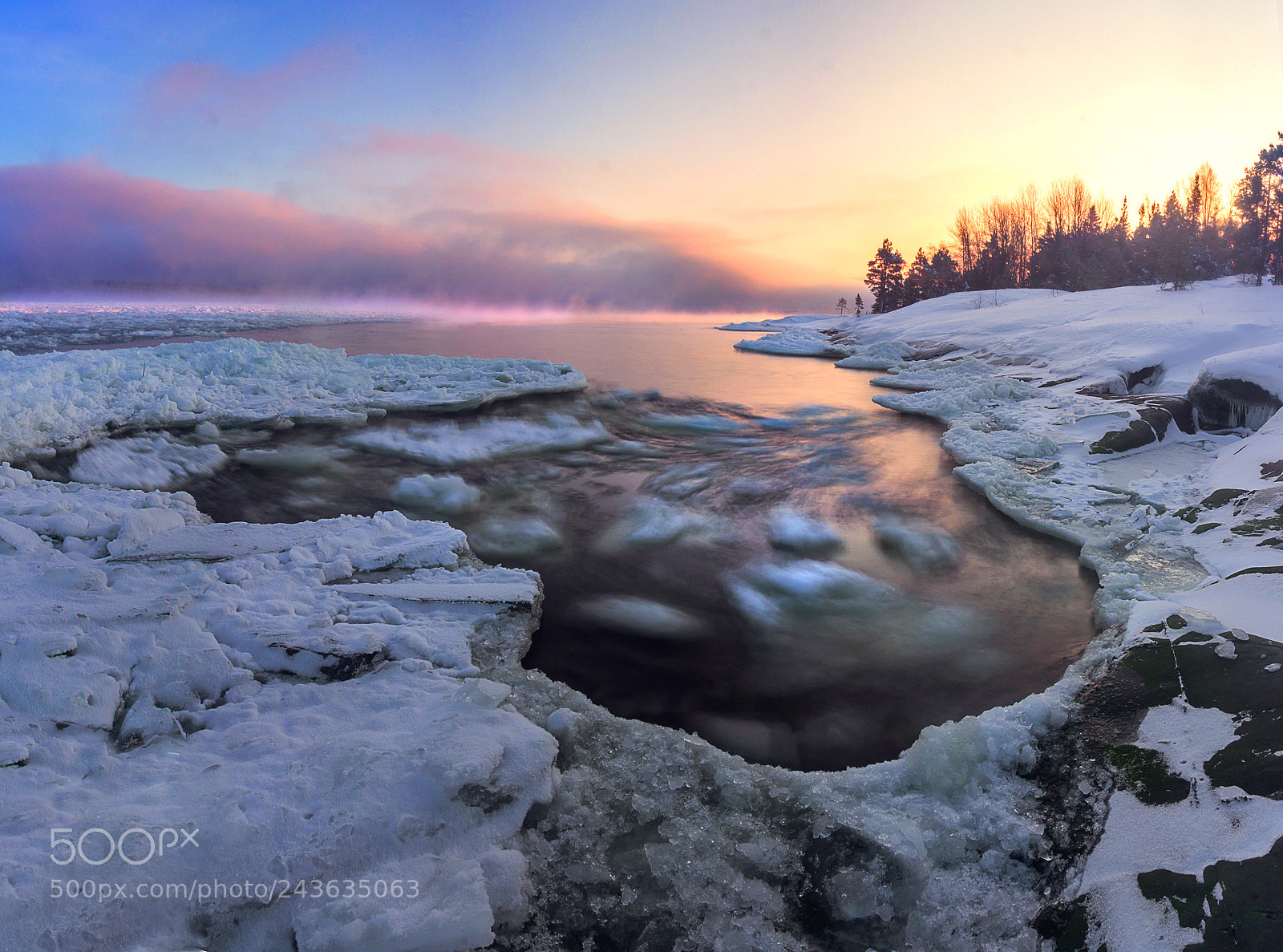 Canon EOS 60D sample photo. Winter on lake ladoga photography