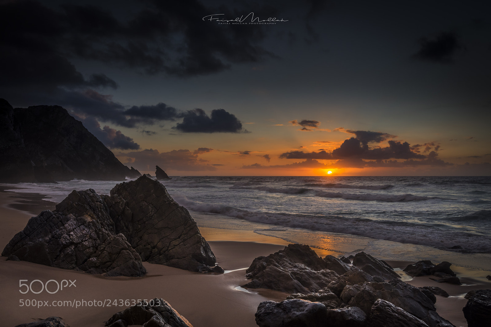 Nikon D810 sample photo. Sunset at praia da photography