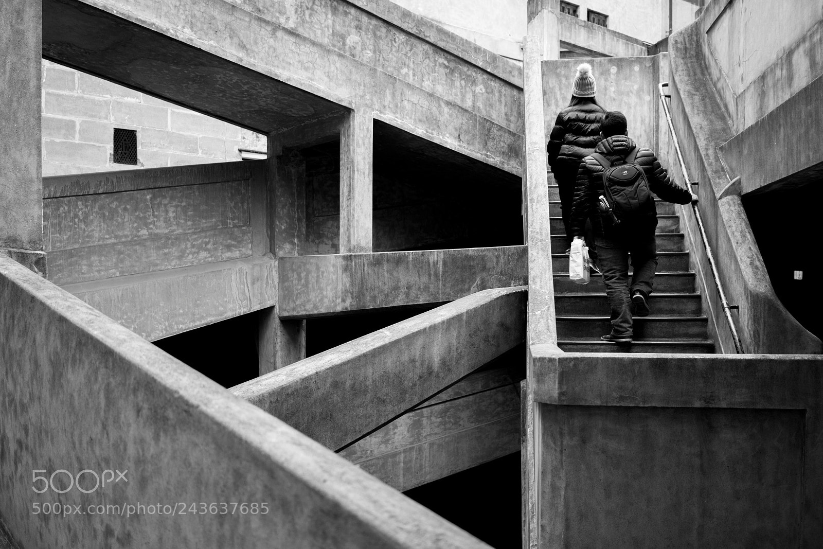 Sony a7 sample photo. Climbing stair photography