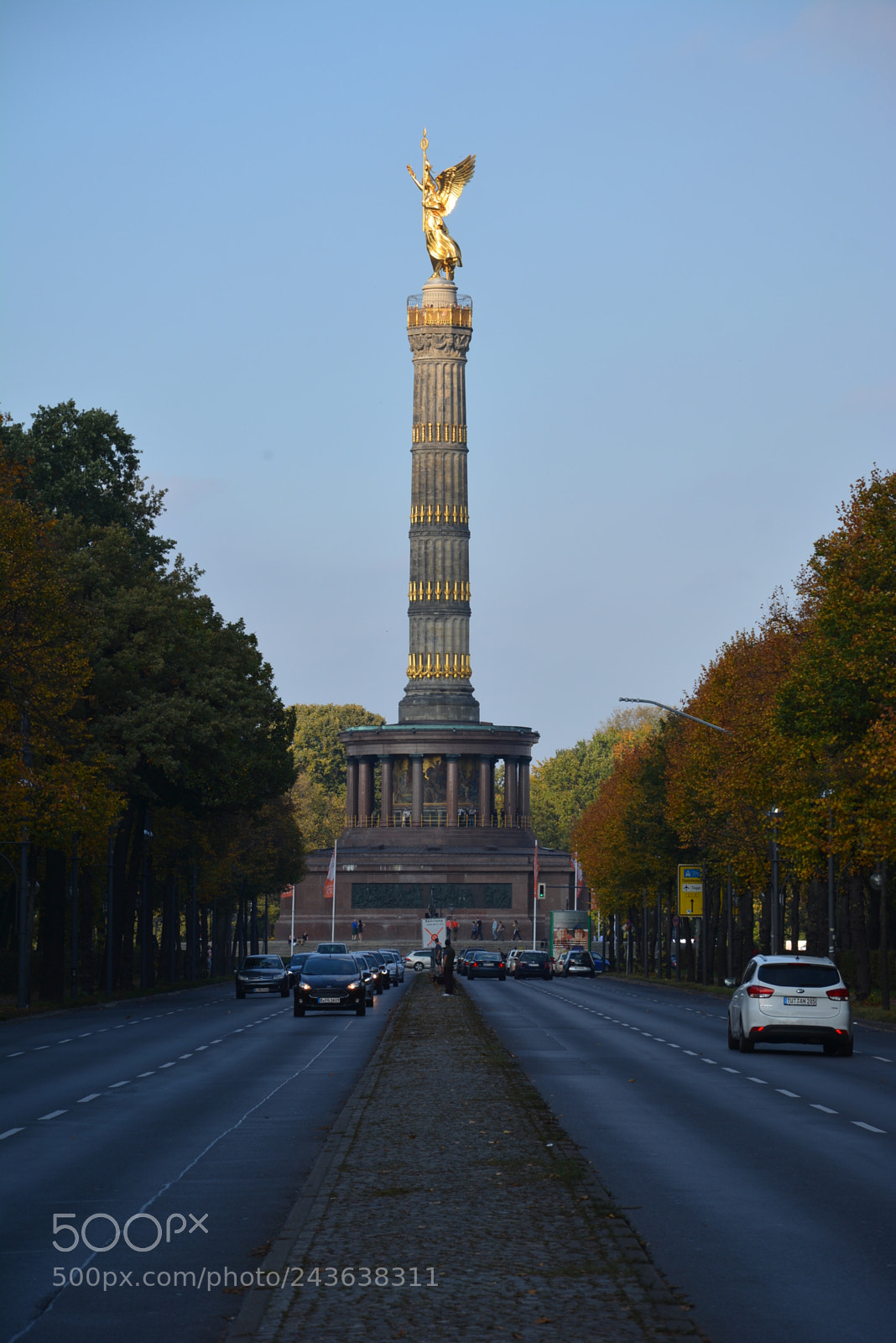Nikon D7100 sample photo. Berlin victory column photography