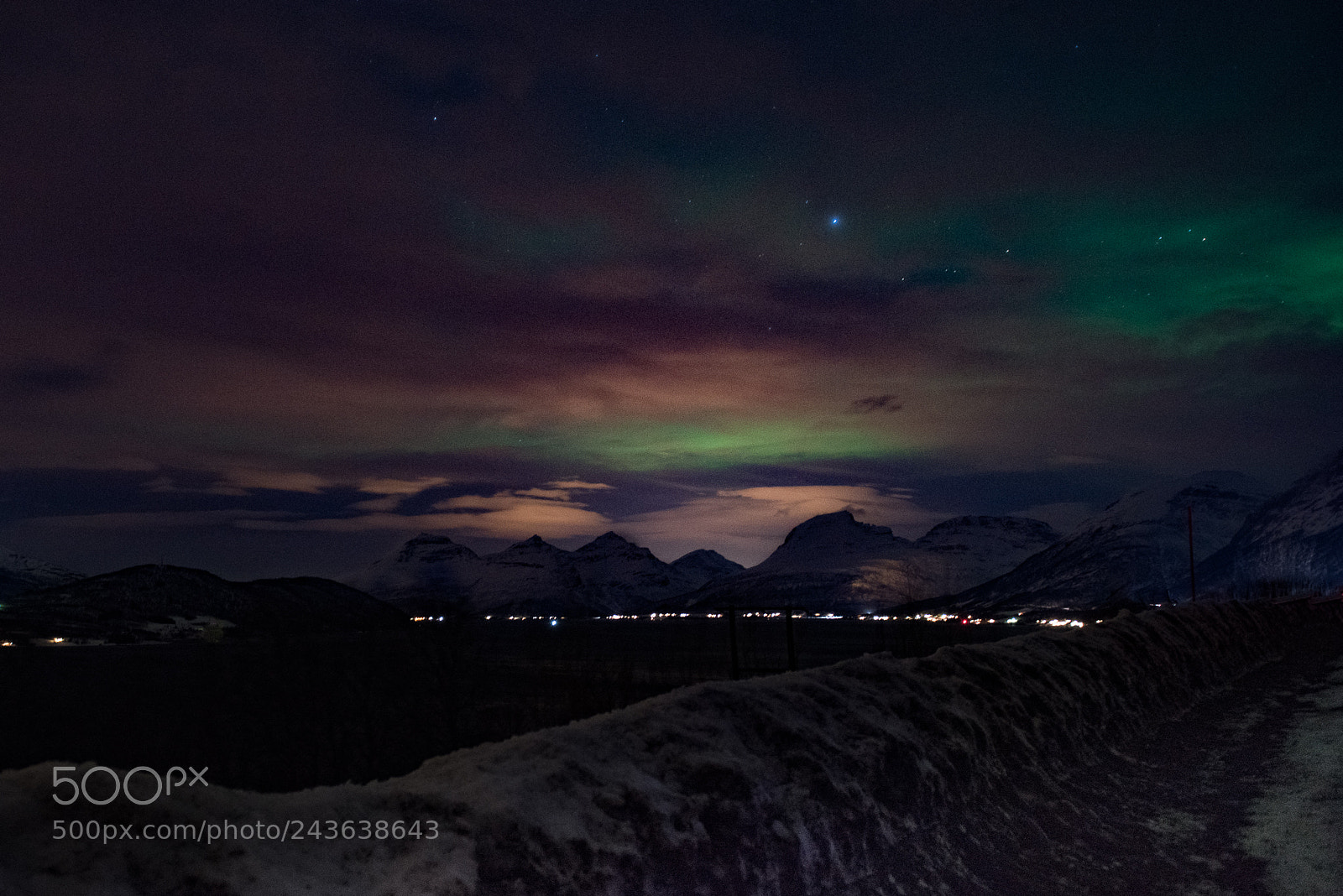 Nikon D810 sample photo. Chasing northern lights photography