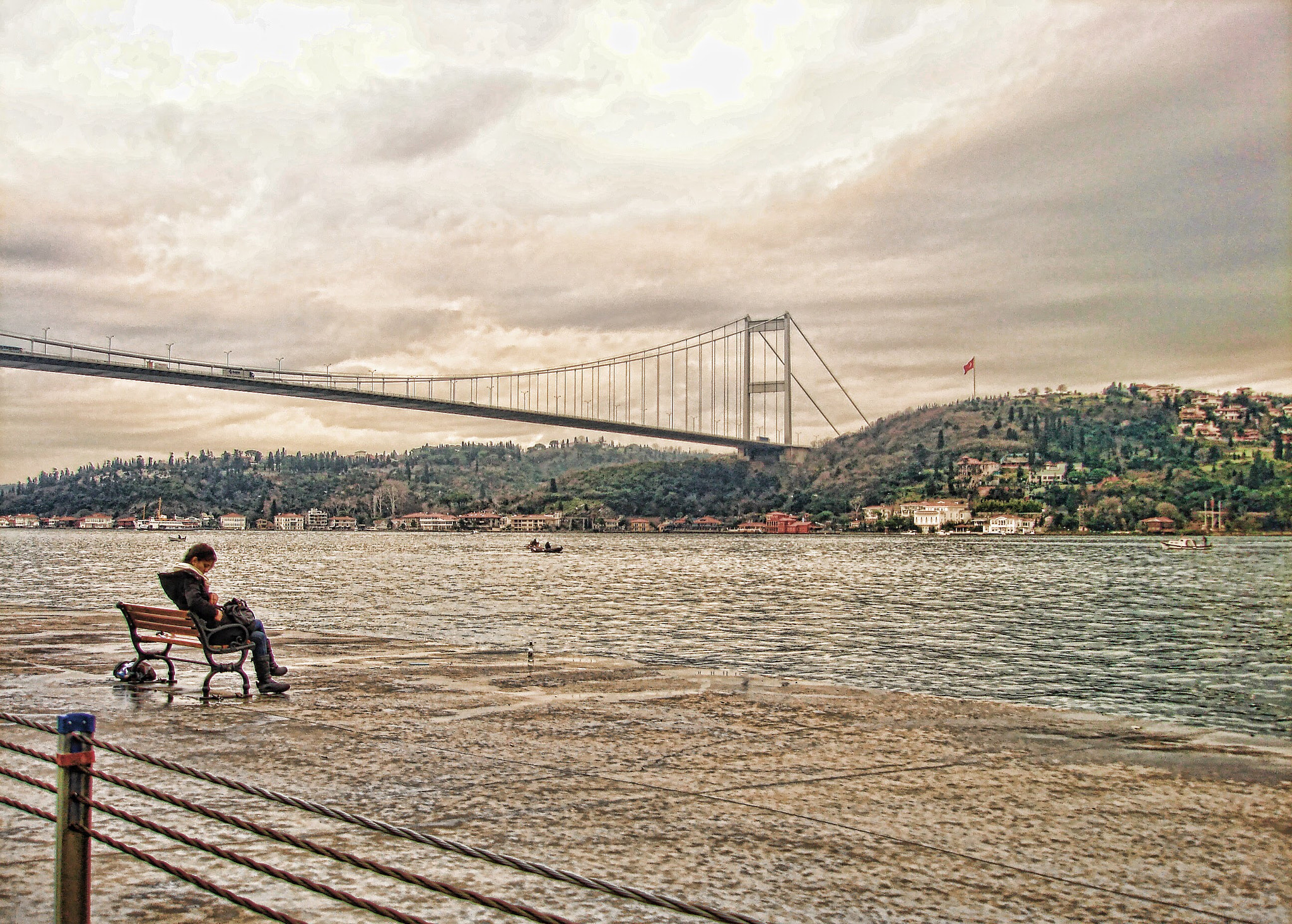 Sony DSC-N1 sample photo. Bosphorus - istanbul photography