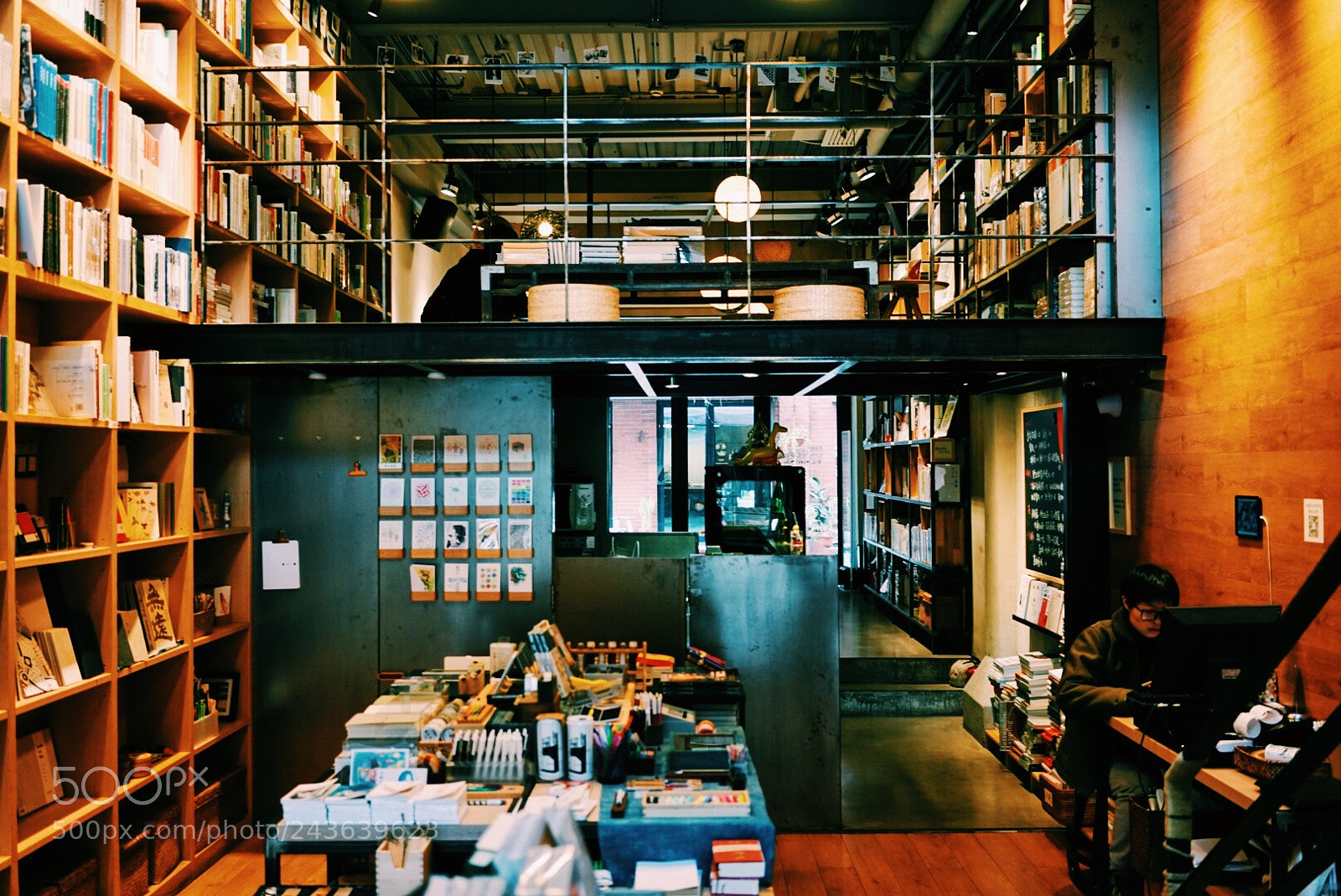 Sony a7 sample photo. Book store photography