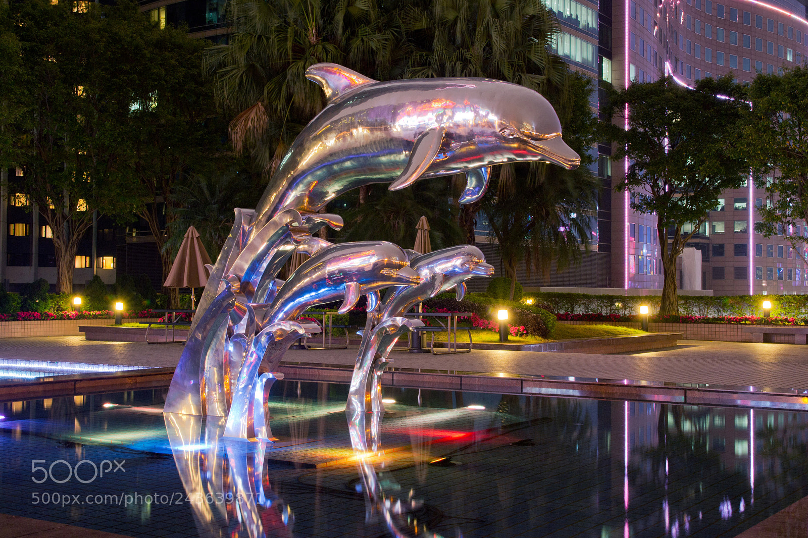 Nikon D3100 sample photo. Night light photography