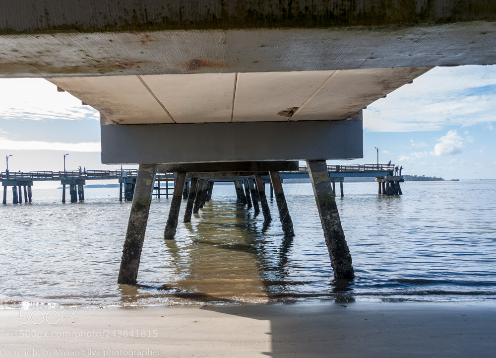 Canon EOS 40D sample photo. Under bridge photography