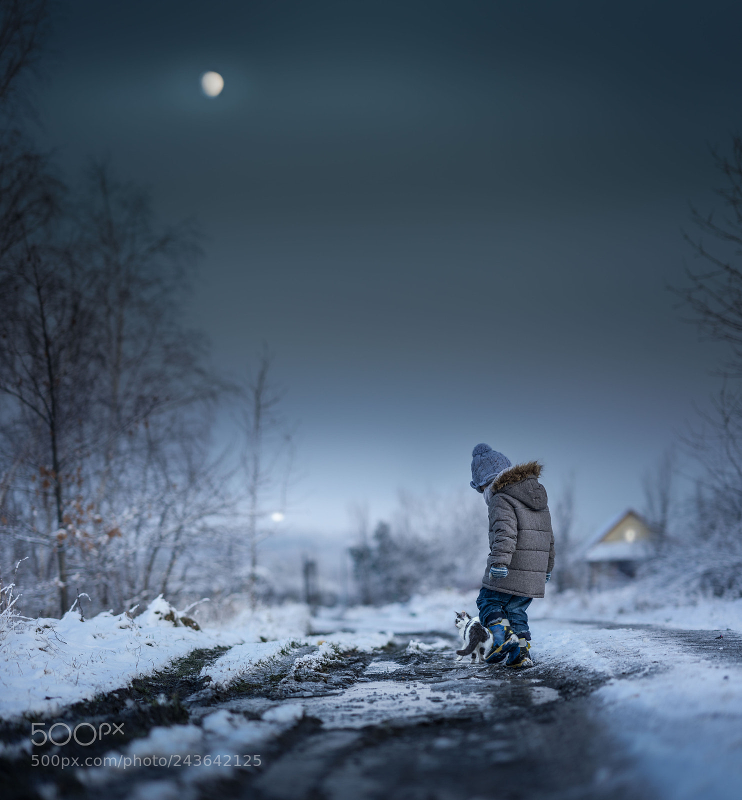 Sony a7 II sample photo. Below "0" (blue hour) photography