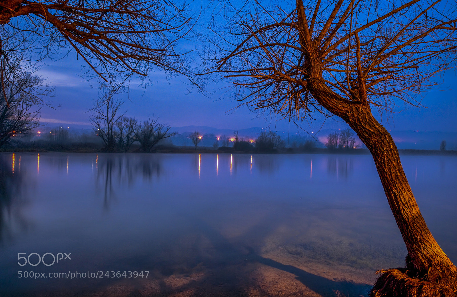 Nikon D700 sample photo. Lake nocturne photography