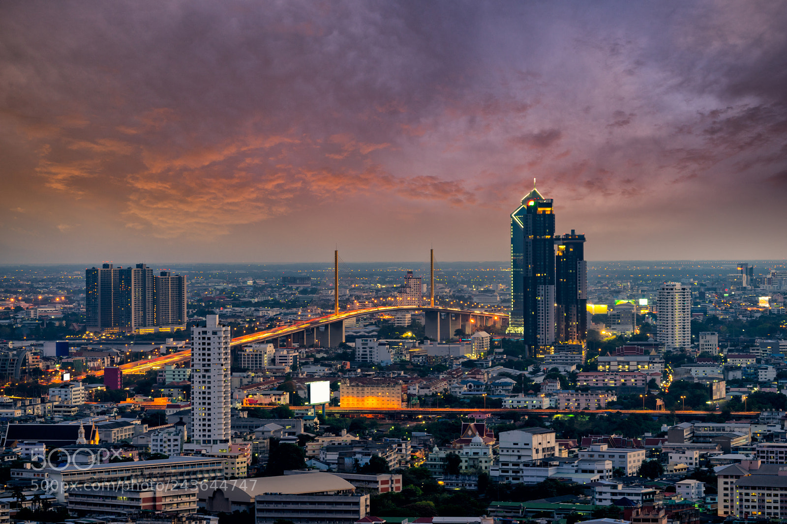 Sony a7 sample photo. Sunset scence of rama photography