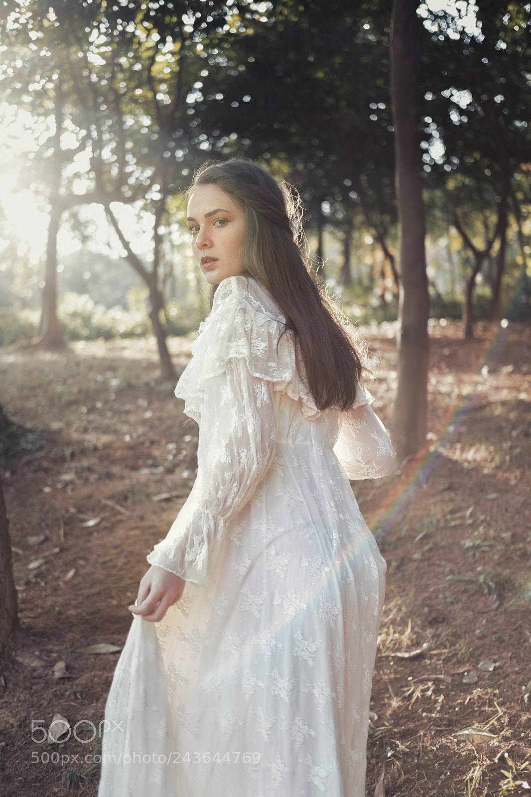 Fujifilm X-T2 sample photo. Forest girl photography