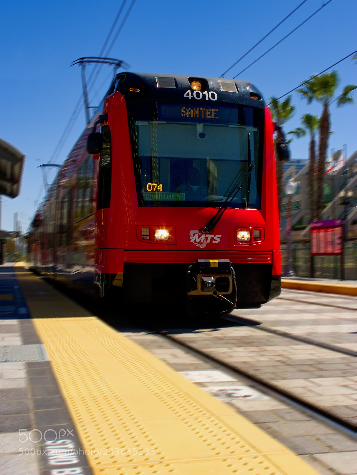 Canon PowerShot G12 sample photo. San diego trolley photography