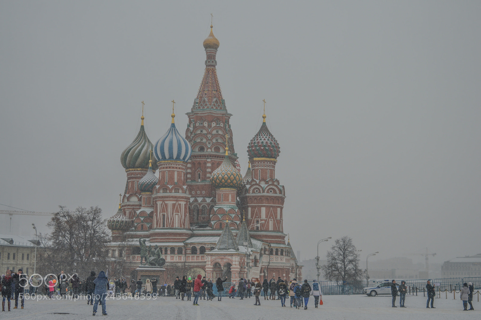 Nikon D3200 sample photo. Cathedral with snow moscow photography