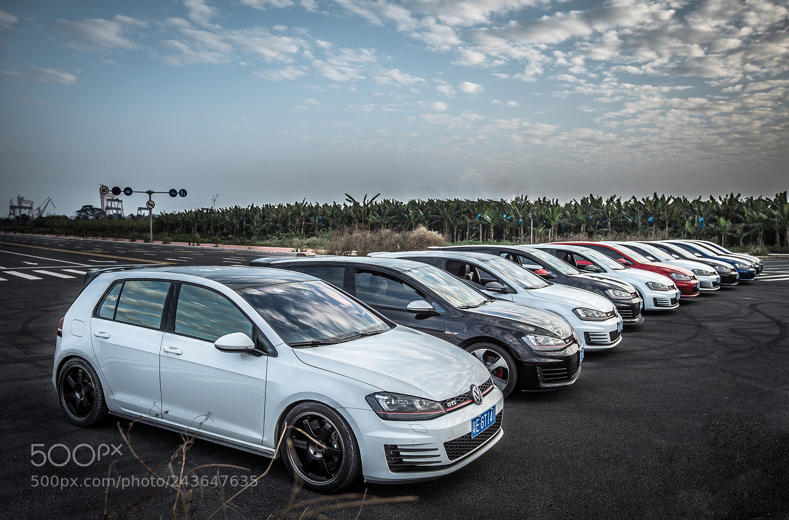 Sony a7S sample photo. Vw golf gti photography