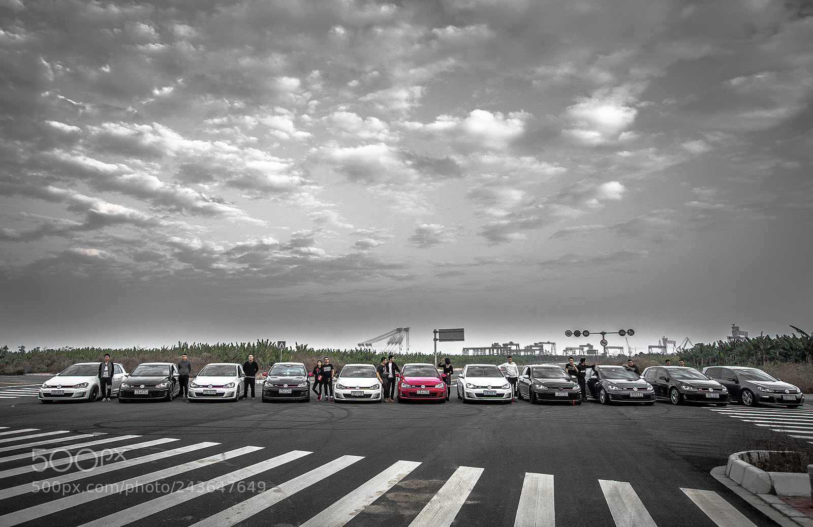 Sony a7S sample photo. Vw golf gti photography