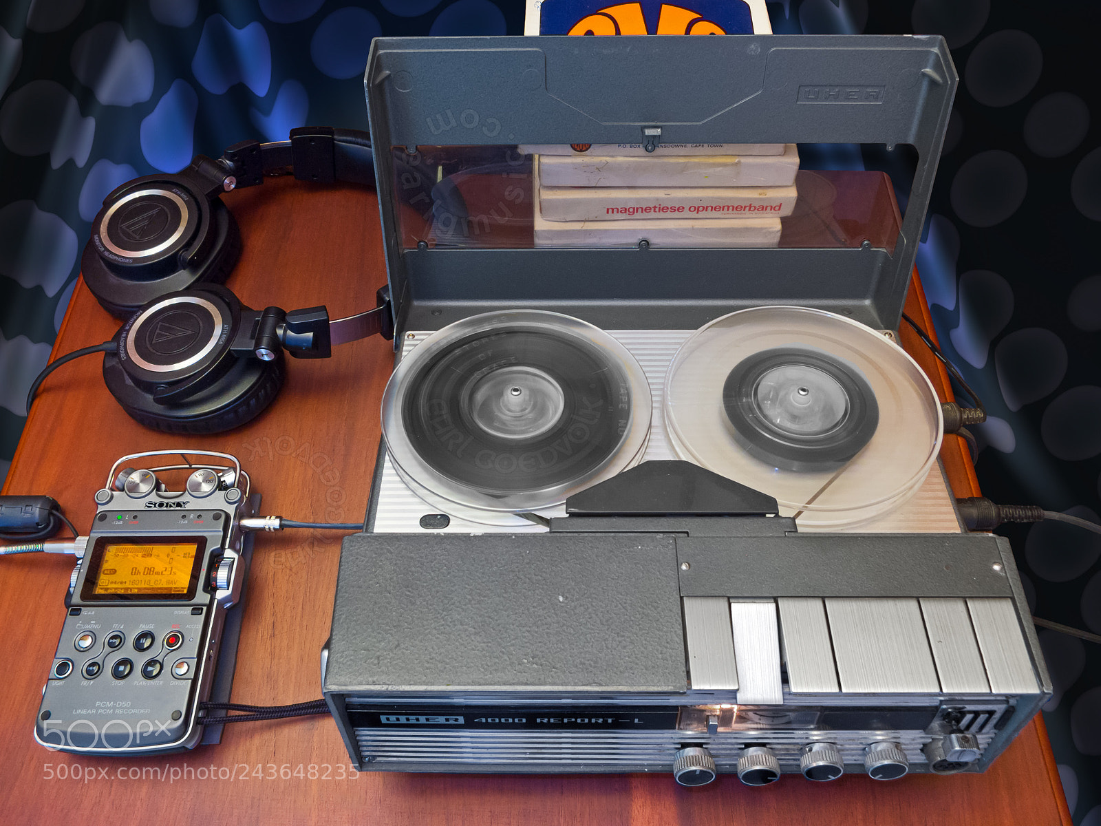 Canon PowerShot S110 sample photo. The uher tapes photography