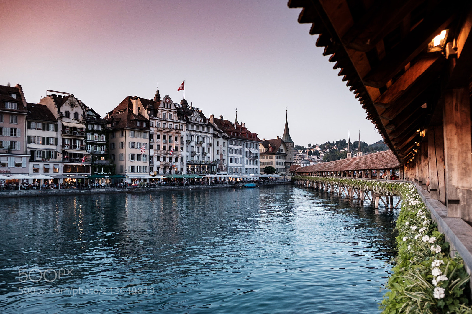 Fujifilm X-T2 sample photo. Luzern bridge photography