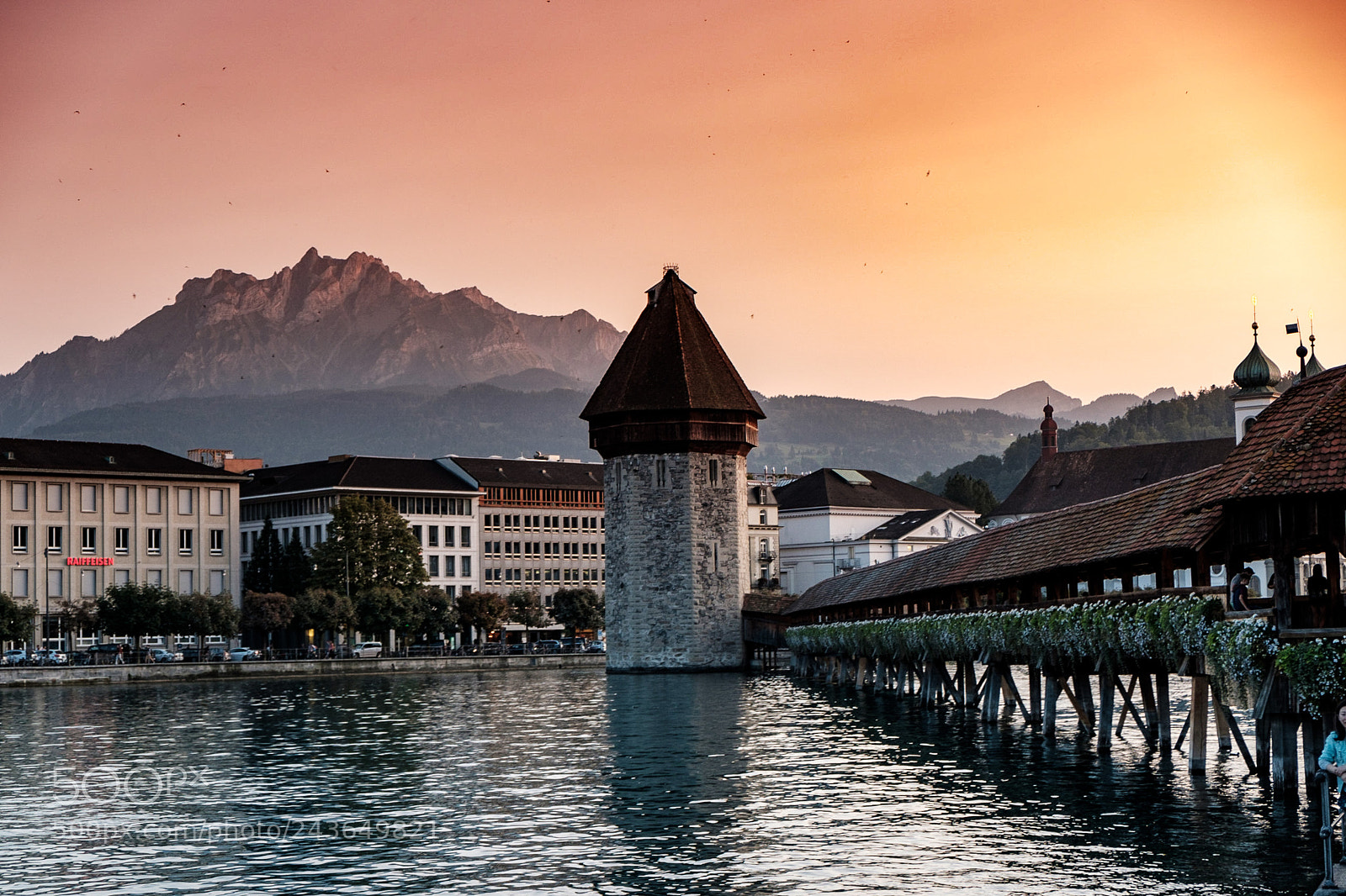Fujifilm X-T2 sample photo. Luzern bridge photography